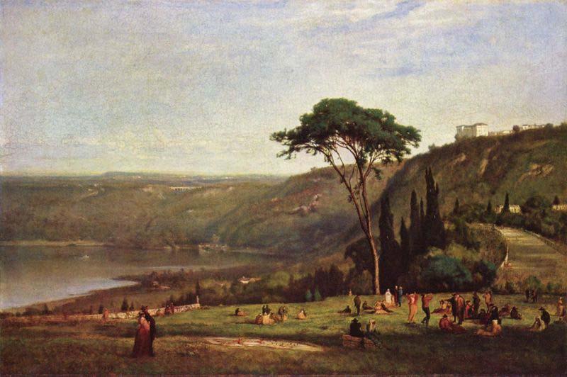 George Inness Lake Albano